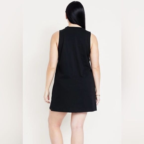 Vintage Look Sleeveless Black Mini Dress Size XXL - Picture 2 of 3